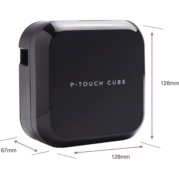 Imprimante étiquettes - Brother - P-TOUCH CUBE PLUS - Portable - Bluetooth