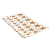 Stickers - Etoiles - Or - Paillettes - Autocollant - Différentes tailles - Cartes, invitations