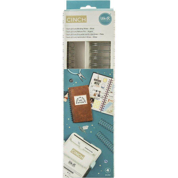 photo-Spirales de reliure - Argent - 2,5cm diamètre - Album, carnet, journal - Scrapbooking
