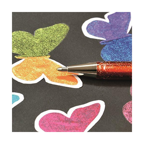 Stylo roller - Encre gel Métallisée - Or - Pointe 1mm - Pentel - DualMetallic