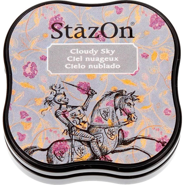 photo-Encreur - Séchage rapide - Ciel nuageux - Gris - Pour verre, métal, plastique - Stazon