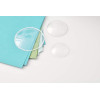 Dômes - Cercles - Transparent - Pour carte, invitation - Autocollant - 8,9cm diamètre - 4 pièces