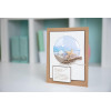 Dômes - Cercles - Transparent - Pour carte, invitation - Autocollant - 8,9cm diamètre - 4 pièces