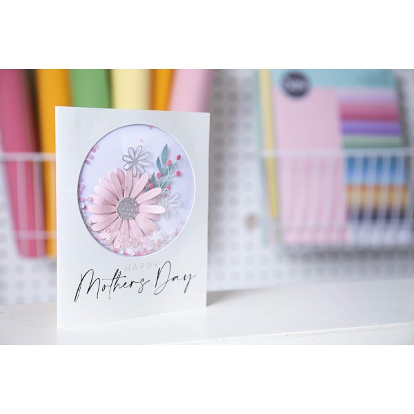 Dômes - Cercles - Transparent - Pour carte, invitation - Autocollant - 8,9cm diamètre - 4 pièces
