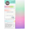 photo-Papier cartonné - Pailleté holographique - A4 - 230g - 50 feuilles - Scrapbooking - Sizzix