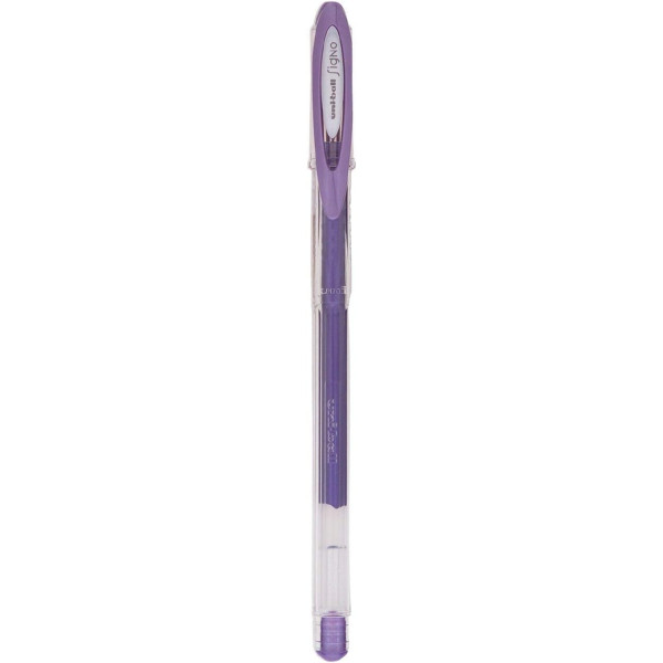 Stylos roller - Encre gel - Couleurs métallisées - Mine 1mm - 8 teintes - Uni-Ball