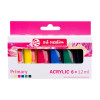 photo-Peinture acrylique - Couleurs primaires - 6 tubes de 12ml - Talens Art Creation