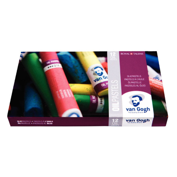 photo-Pastels à l'huile - Pour débutant - 12 couleurs - Van Gogh - Beaux-arts