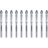 photo-10 stylos roller bille bleu vision élite pointe moyenne 0,8mm Uni Ball