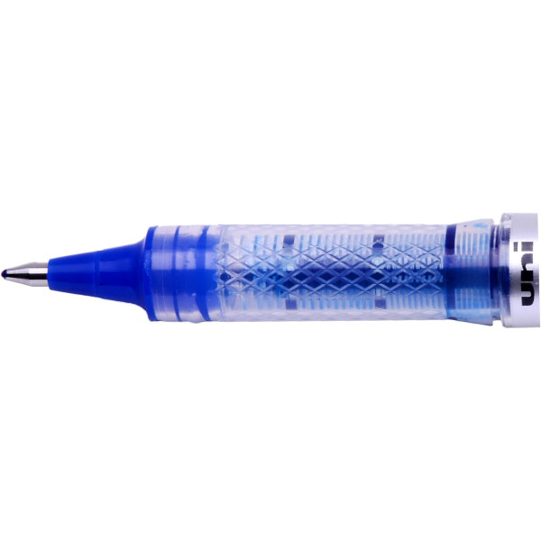 12 stylos roller bille bleu vision élite pointe moyenne 0,8mm Uni Ball
