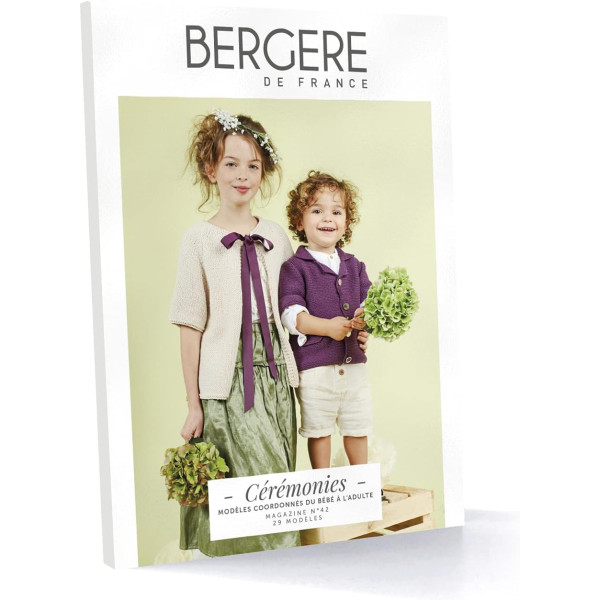 photo-Catalogue - Patrons pour tricot et crochet - Tenues de cérémonies - N°42 - Bergère de France
