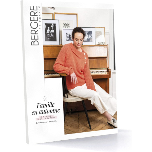 photo-Catalogue - Patrons pour tricot et crochet - Famille automne - 27 modèles - Bergère de France