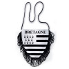 photo-Drapeau breton - Fanion - Pour voiture - 12x10cm - Avec attaches - Bretagne