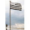 Drapeau breton - 75x112cm - Avec œillets - Idées cadeaux - Bretagne