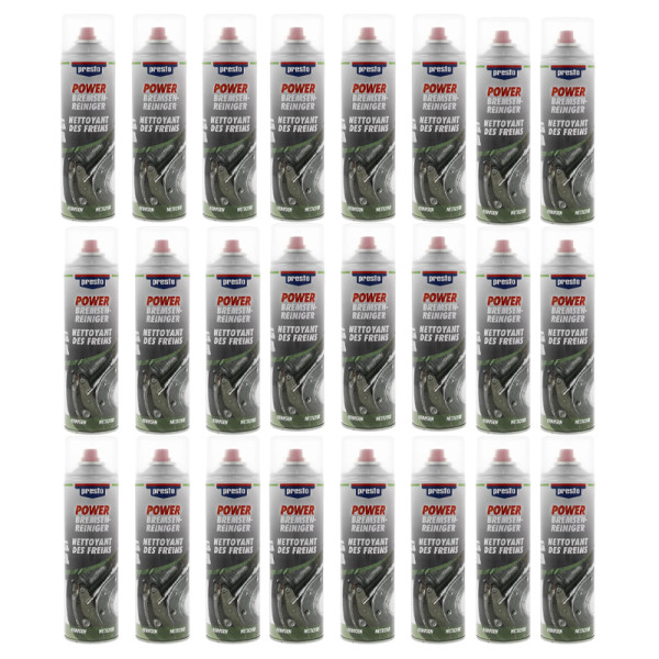 photo-Produit nettoyant pour freins - Auto - Puissant - Buse 360°- Presto - 24 x 500ml