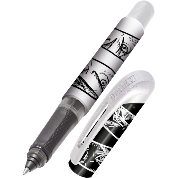 photo-Stylo roller - Encre - Rechargeable - Manga - Mine moyenne - Pour l'école - ONLINE