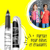 Stylo roller - Encre - Rechargeable - Manga - Mine moyenne - Pour l'école - ONLINE