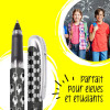 Stylo roller - Encre - Rechargeable - Football - Pour l'école - ONLINE