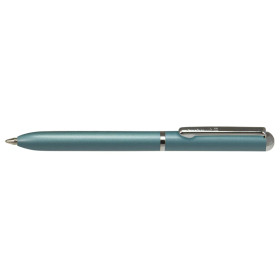 photo-Mini stylo à bille - Turquoise - Rechargeable - Encre noire - Rétractable - Online