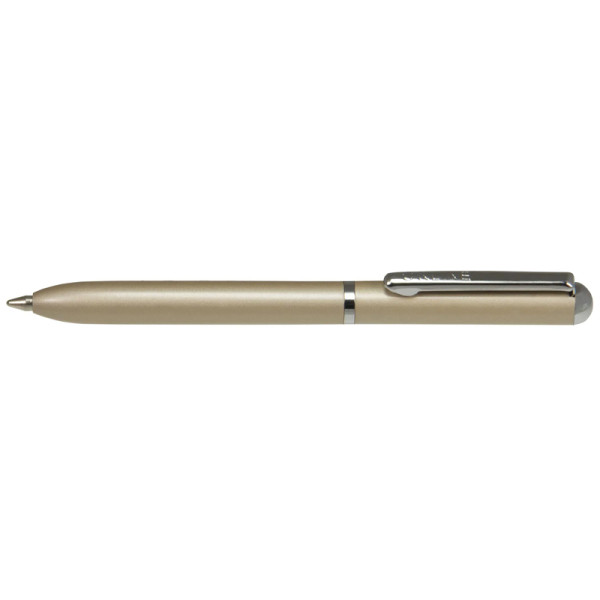 photo-Mini stylo à bille - Champagne - Rechargeable - Encre noire - Rétractable - Online