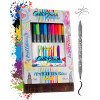 photo-Feutres - Calligraphie - Double pointe - 2mm et pinceau - 11 couleurs - Online