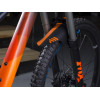 Garde-boue - Vélo - VTT - Orange et noir - Adapté pour tailles 26,27,5 et 29 pouces