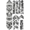 Protection pour cadre de vélo, VTT - Evite rayures et bosses - Skull - 10 pièces