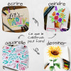 Feutres - Calligraphie - Double pointe - 2mm et pinceau - 5 couleurs néon - Online
