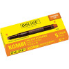 photo - Cartouches d'encre - Orange - Encre non effaçable - Pour stylo plume et roller - 5 grandes cartouches