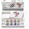 photo-Peinture aquarelle - Boite de poche - 8 demi-godets - Winsor et Newton - Portrait