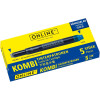 photo - Cartouches d'encre - Bleu - Encre non effaçable - Pour stylo plume et roller - 5 grandes cartouches