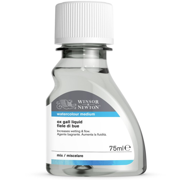 photo-Fiel de bœuf liquide - Peinture aquarelle - Fluidifie la couleur - Winsor et Newton