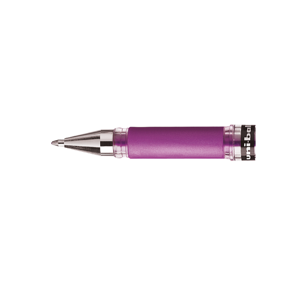 Stylo roller Uni-Ball Signo Broad Rose métallisé