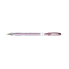 photo-Stylo encre gel rose métallisée pointe moyenne 0,7mm UniBall Signo