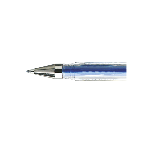 Stylo encre gel bleu métallisé pointe moyenne 0,7mm UniBall Signo