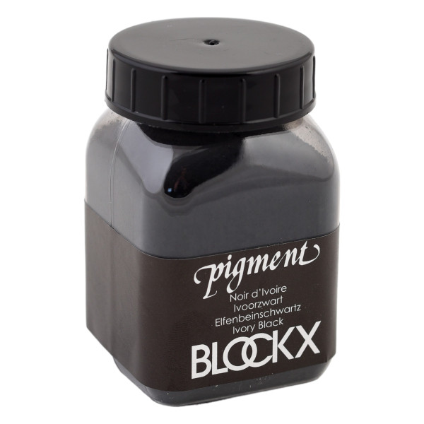 photo-Pigment en poudre - Noir d'ivoire - 5 - Blockx - Pot de 100g