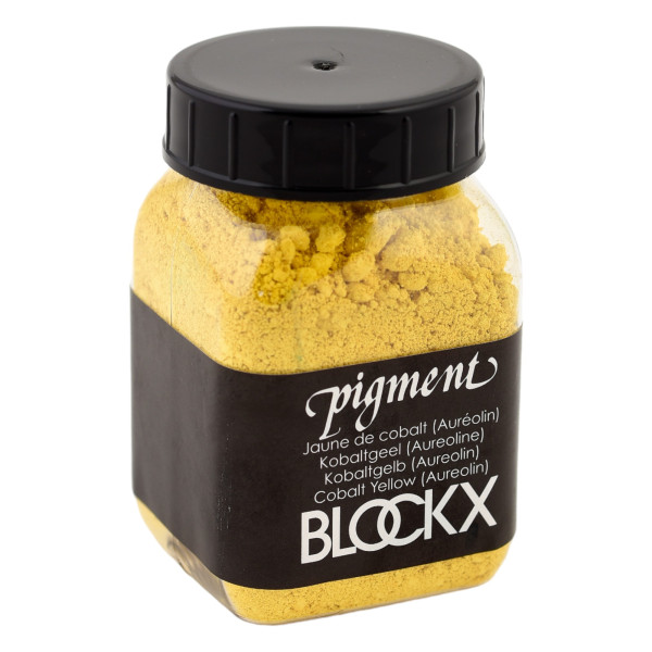photo-Pigment en poudre - Jaune de cobalt auréolin - 52 - Blockx - Pot de 100g
