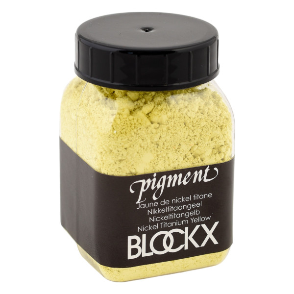 photo-Pigment en poudre - Jaune de nickel titane - 68 - Blockx - Pot de 100g