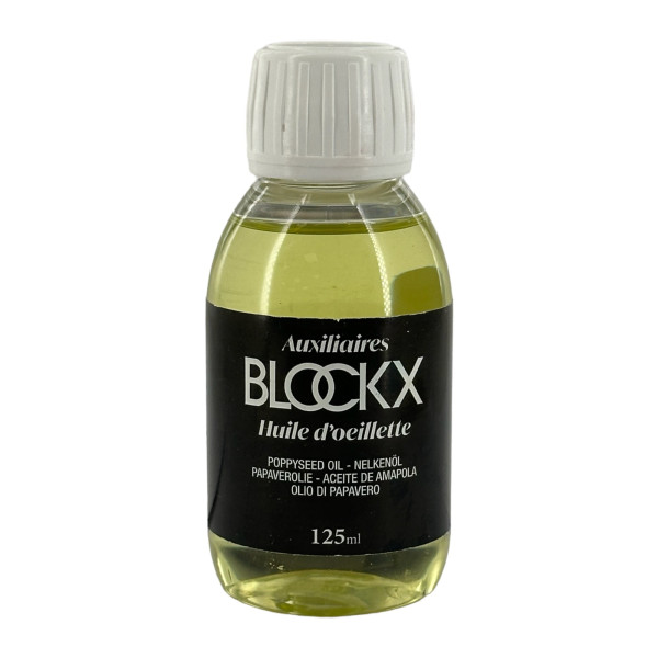 photo-Huile d'œillette - Extra-fine - Peinture à l'huile - Médium - Blockx - Flacon 125ml
