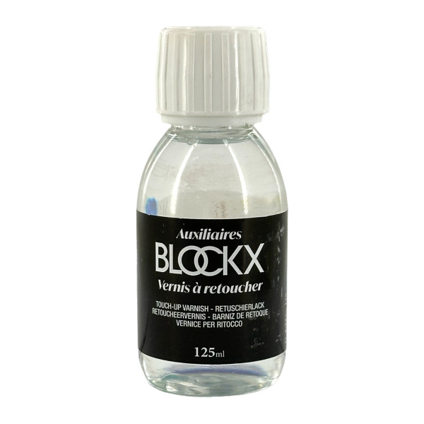 photo-Vernis à retoucher - Peinture à l'huile - Brillant - Incolore - Blockx - Flacon 125ml
