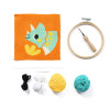 Canevas - Punch Needle - Dinosaure - Enfant - Avec tambour et accessoires