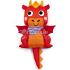 photo-Personnage en feutrine - A coudre - Aaron le dragon - Kit complet - Dès 6 ans