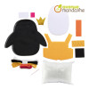 Personnage en feutrine - A coudre - Noah le pingouin - Kit complet - Dès 6 ans