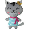 photo-Personnage en feutrine - A coudre - Tina le chat - Kit complet - Dès 6 ans