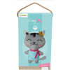 Personnage en feutrine - A coudre - Tina le chat - Kit complet - Dès 6 ans
