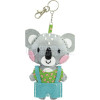 photo-Porte-clé - Figurine en feutrine - A faire soi même - Riley le koala - Kit - Mini Couz'in
