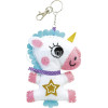 photo-Porte-clé - Figurine en feutrine - A faire soi même - Olympe la licorne - Kit - Mini Couz'in