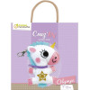 Porte-clé - Figurine en feutrine - A faire soi même - Olympe la licorne - Kit - Mini Couz'in