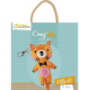 Porte-clé - Figurine en feutrine - A faire soi même - Elliott le renard - Kit - Mini Couz'in