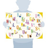 Puzzle - Educatif - 76 pièces - Enfant dès 5 ans - Apprendre l'alphabet
